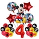 thumbnail image 5 of Juego de globos con números de Mickey Mouse y amigos de Disney, 14 Uds., decoración para fiesta de cumpleaños, Baby Shower, suministros de globos, recuerdo para niños, 5 of 5