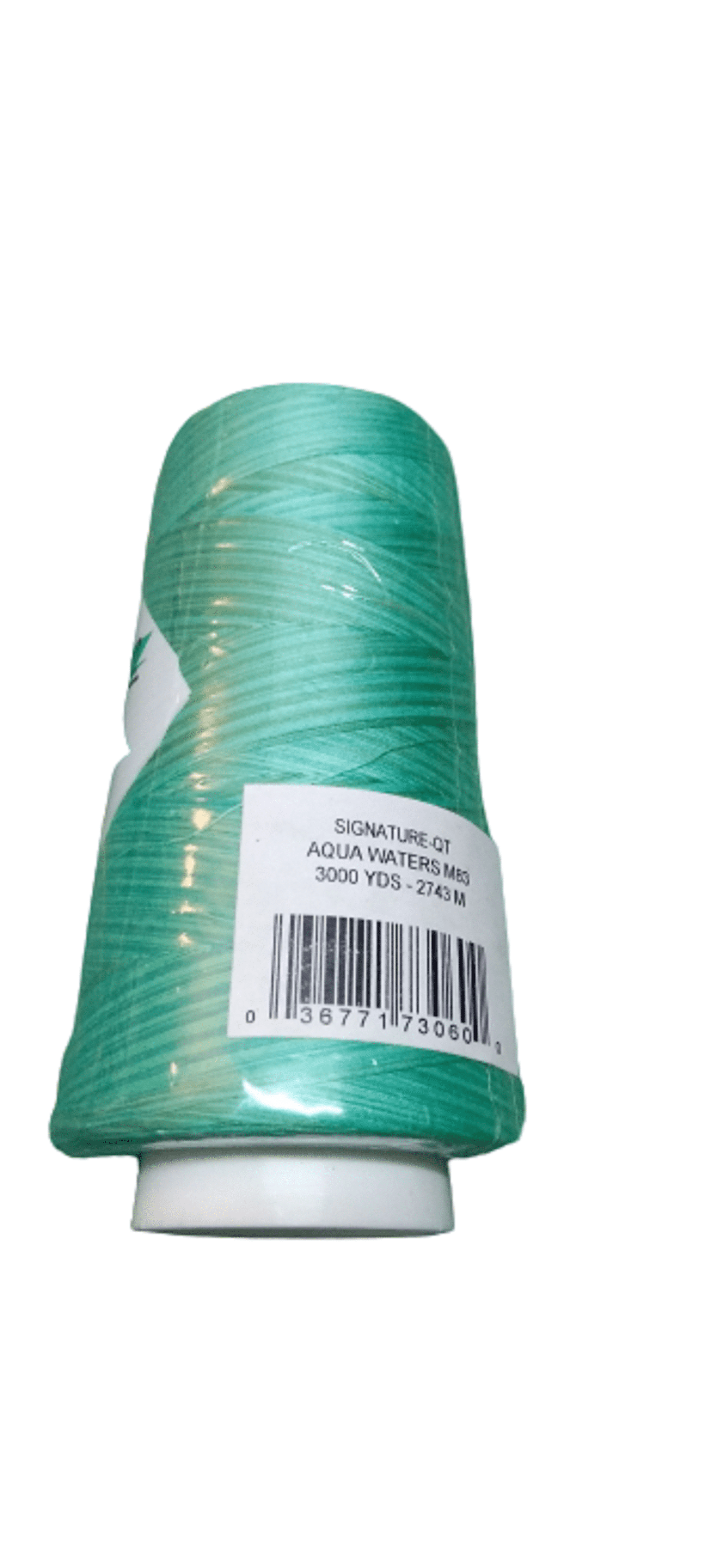 Signature Cotton Quilting Thread 3ply 40wt 3000yds Variegated Aqua
