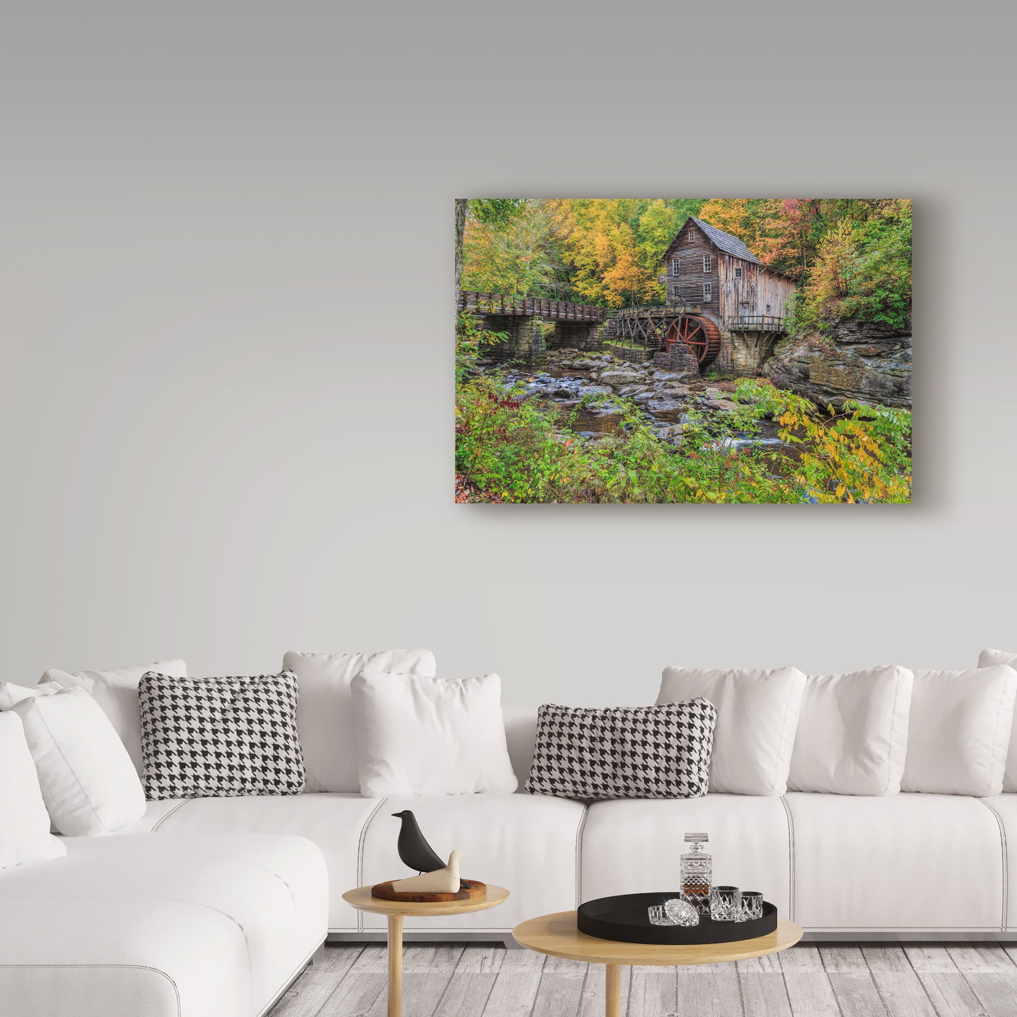Trademark Fine Art 'Grist Mill Fall 1' Canvas Art by Galloimages Online