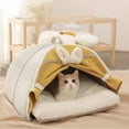 thumbnail image 4 of Pet Nest Closed Style Keep Warmth Removable Portable Pet Cats Tent Nest for All Seasons, 4 of 10