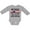 AC-Heather Grey, variant on Inktastic My Uncle Still Plays with Trucks Boys or Girls Long Sleeve Baby Bodysuit