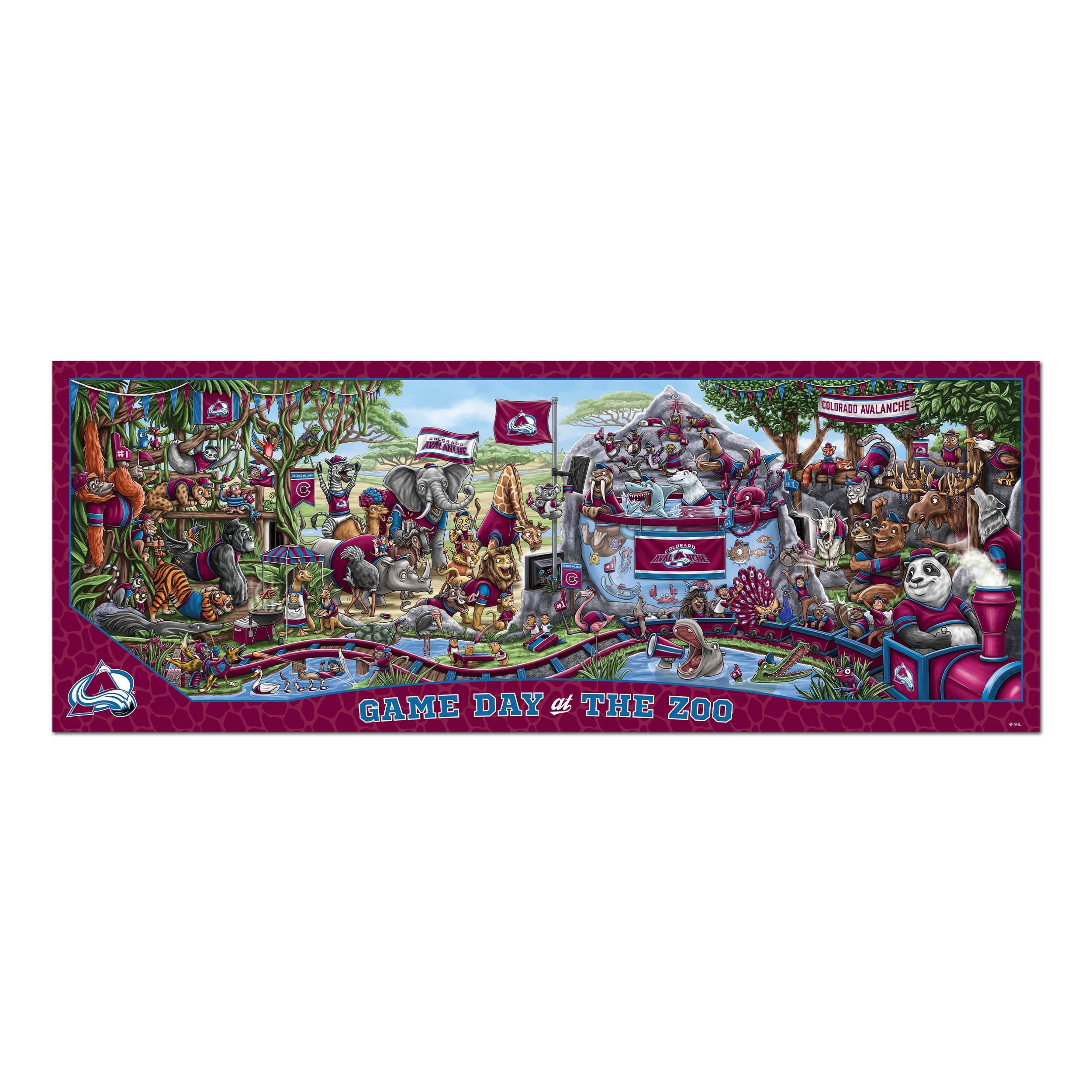 YouTheFan NHL Colorado Avalanche Game Day at the Zoo - 500 pc Puzzle