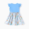 thumbnail image 6 of Disney Girls Dresses Zootopia Judy Hopps Graphic Blue Cotton Rabbit Easter Summer Holiday Dress Kids 8-9Y, 6 of 10