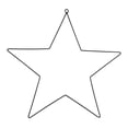 thumbnail image 2 of Star Wreath Frame Metal Wire Macrame Frame Pentagram Shaped Wreath Rings Floral Wreath Crafts Hoops for Thanksgiving Christmas New Year Wedding 1 Pcs, 2 of 5