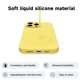 thumbnail image 3 of Svaove Para Iphone 14 Pro Funda De Teléfono Silicona Líquida Delgada Ultra Delgada Minimalista Funda De Teléfono Girly Lindo Liso Brillante Color Sólido Mate Suave Goma Gel Plástico Tpu Parachoques Am, 3 of 5