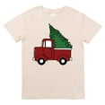 thumbnail image 3 of Spunky Stork Christmas Tree Wagon Car Truck Boys Organic Baby Kids Shirt, 3 of 9