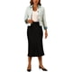 thumbnail image 2 of BLAZER DE TWEED A CUADROS DE VELVET CON COLLAR ELEGANTE PARA MUJERES CHIC S BLANCO, 2 of 6