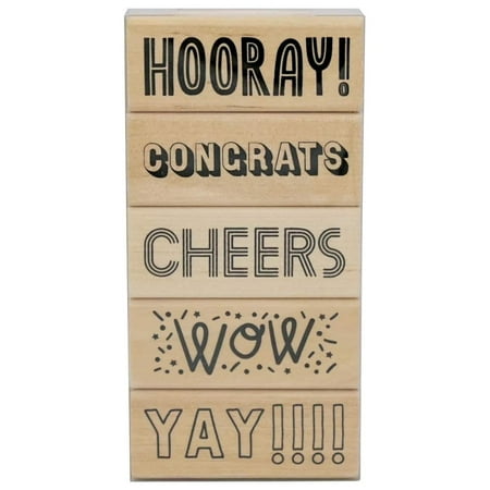 UPC: 0191518392289 | Celebrate Wood Stamp Set by Recollections™