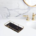 thumbnail image 3 of facefd Storage Rack Multi-layer Storage Box Perfume Jewellery Container Basket S Single Layer Black, 3 of 8