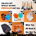 thumbnail image 6 of BicMan 30 Pack Halloween Prefilled Mini Pop Silicone Keychain, 180Pcs Party Favors for Kids, Sensory Anti-Anxiety Toys,Fidget Toys Pack, 6 of 6