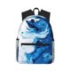 thumbnail image 1 of Fotbe Blue White Fluid Art Mochila Ligera Casual para Laptop para Hombres y Mujeres, Mochila Impermeable de Uso Diario, Mochila para Universidad, 1 of 6