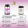 thumbnail image 5 of Pure Pueraria Mirifica Supplement 1,000mg Root Extract Powder Imported from Thailand - Promotes Women’s Health, Organic Natural Herbal, 60 Veggie Capsules, 5 of 9