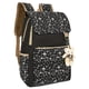 thumbnail image 3 of Juego De 3 Piezas De Mochila Con Solapa Con Estampado De Estrellas, Mochila Para Portátil De Viaje Kawaii Con Bandolera Y Estuche Para Lápices, 3 of 4