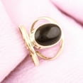 thumbnail image 4 of Black onyx Gemstone Ring, Statement Handcrafted Ring, 925 Sterling Silver Ring, Boho Ring, Black Stone Ring, Boho Jewelry Gift For Her Ring,, 4 of 4