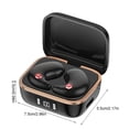 thumbnail image 3 of ¡Oferta Exclusiva!, Auriculares inalámbricos Bluetooth 5.3, intrauditivos, ligeros, micrófono incorporado, sonido envolvente IPX4, con estuche de carga Akmoler, 3 of 9