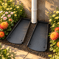 2 Pack Downspout Splash Block 24 Inch Rain Gutter Extensions for ...