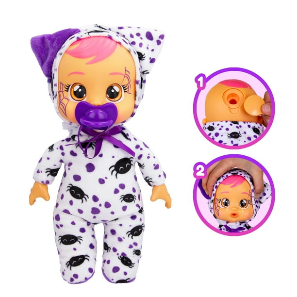 Cry Babies Tiny Cuddles Halloween Dotty Baby Dolls, Cries Real