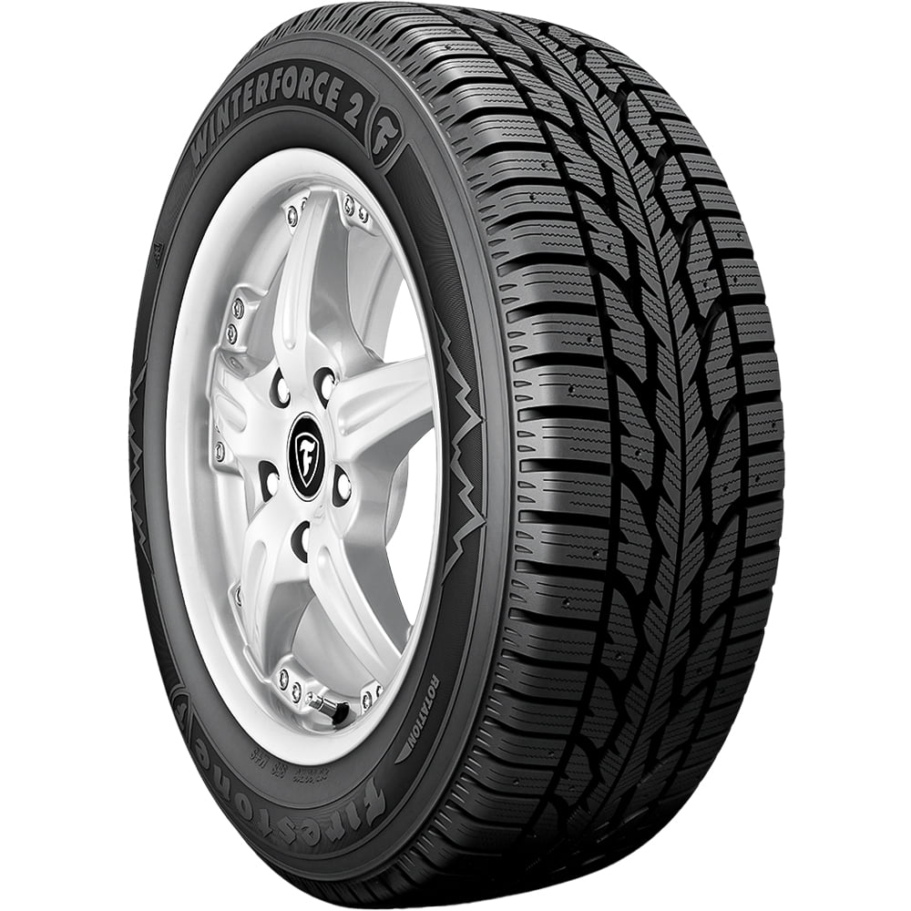 One Tire Firestone Winterforce 2 215/45R17 215/45/17 91S XL Winter Snow