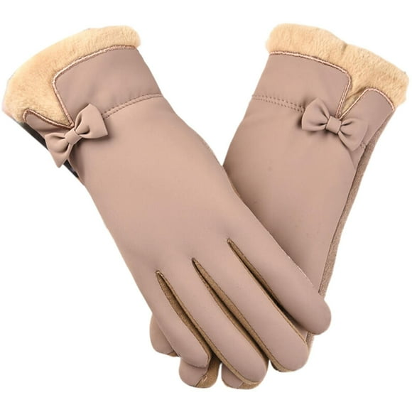 Gants Chauds pour Femmes et Femmes Automne et Hiver Polyvalents pour Conduite, Vélo de Plein Air, Écran, Gants Chauds