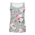 thumbnail image 4 of Neewe Tank Tops for Women Summer V Neck T Shirts Trendy Sleeveless Printed Tee Loose Fit 2026 Fashion, 4 of 5