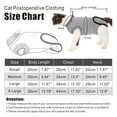 thumbnail image 4 of CHBORLESS Cat Postoperative Recovery Clothing Kitten Protective Anti-licking Weaning Clothes, 4 of 5