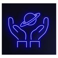thumbnail image 1 of Letrero De Neón Con Luz LED Saturno Planet, Decoración Manos Para El Mundo Espacial, Bar, Cafetería, Estudio, Sala Arte, Dormitorio, Juego 52cm, 1 of 2