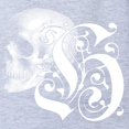 thumbnail image 2 of CafePress - Gothic Skull Initial H - Cute Infant Baby Football Bodysuit, 2 of 3