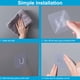 thumbnail image 4 of Bewildely Estante de almacenamiento para montar en la pared Juegos de accesorios de baño Rosado Bewildely HA000958-04B, 4 of 6