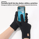 thumbnail image 4 of Guantes De Invierno Para Hombres Y Mujeres Guantes Térmicos Xtellar negro, 4 of 4