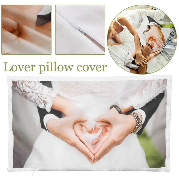 Daisyyozoid Wholesale Valentines Day Gift Photo Pillowcase Cushion Pillow Case Cover Present Print