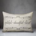 thumbnail image 3 of Creative Products Grateful Thankful Blessed 20 x 14 Spun Poly Pillow, 3 of 3