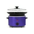 thumbnail image 2 of Elite Gourmet MST-275XP 2 Qt Oval Slow Cooker, Purple, 2 of 7