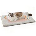 thumbnail image 1 of Cama para Gato Bedsure Auto-calentable Extra Cálida Marrón 70x48 cm, 1 of 8