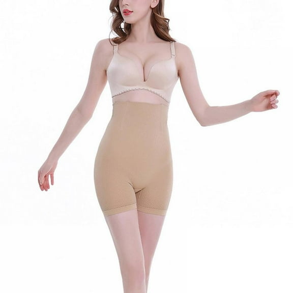 Women Waist Trainer Shapewear High Waist Tummy Control Butt Lifter Panty Thigh Slimmer Women's Slip Shorts Anti-chafing Boxer Underwear Briefs Under Dress