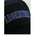 thumbnail image 2 of International World Sports Countries Baseball Hat Layered PVC Letters Strapback, Argentina Navy White Blue, 2 of 5