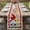 Red Brown, variant on Table Runner 48 Inches Long for Kitchen Dining, Red Gnomes Dresser Scarf Farmhouse, Dining Table Decorations for Wedding/Parties, Spring Daisy Wildflowers Farmhouse Wooden Plank 13 x 48 In