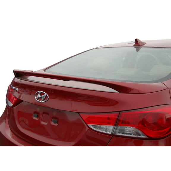 Spoiler and Wing King Brand Factory Style Spoiler for the Hyundai Elantra Painted YAC White