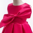 thumbnail image 5 of YuYuBao Toddler Girls Dress Solid Color Sleeveless Bridesmaid Bowknot Formal Pageant Party Dresses Child Girls Wedding Formal Tutu Dress Clothes , 6-7 Years, 5 of 8