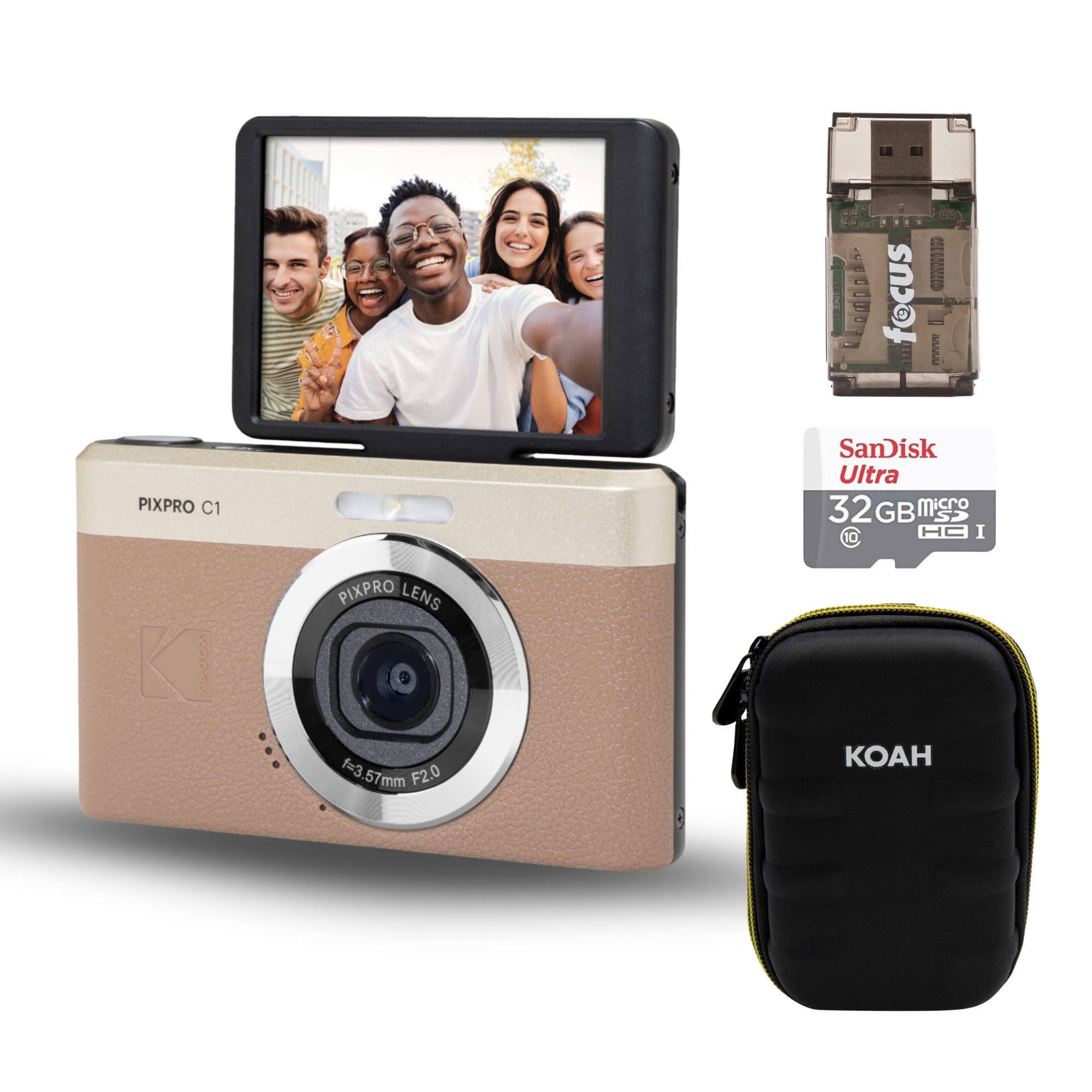 Kodak PIXPRO FZ43 Point Shoot Compact Friendly Zoom Digital Camera