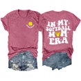 thumbnail image 2 of WILLBEST T-Shirt en Coton pour Femmes T-Shirt Décontracté Imprimé Col Rond Couleur Unie Manches Courtes 3810, 2 of 4