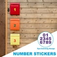 thumbnail image 6 of Uxcell Reflective Number Stickers, Vinyl Mailbox Number Decals Self-Adhesive Purple 2", 6 of 6