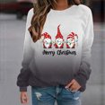 thumbnail image 1 of Qertyioot Hiver Mode Femmes Pull Imprimé de Noël, Manches Longues Col Rond Chaud Tendance en Vrac Tricoté Tops, 1 of 4