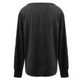 thumbnail image 4 of UKAP Ladies Knit Cardigan Long Sleeve Knitted Sweaters Winter Warm Sweater Basic Chic Tops Black 2XL, 4 of 5