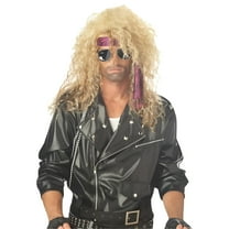California Costumes Blonde Heavy Metal Rocker Costume Wig Adult One Size Male