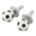thumbnail image 1 of 2x Motorcycle Bike Plastic Soccer License Plate Bolt On Screw On Frame Nut, 1 of 8