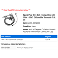 thumbnail image 2 of Spark Plug Wire Set - Compatible with 1966 - 1967 Oldsmobile Toronado 7.0L V8, 2 of 2