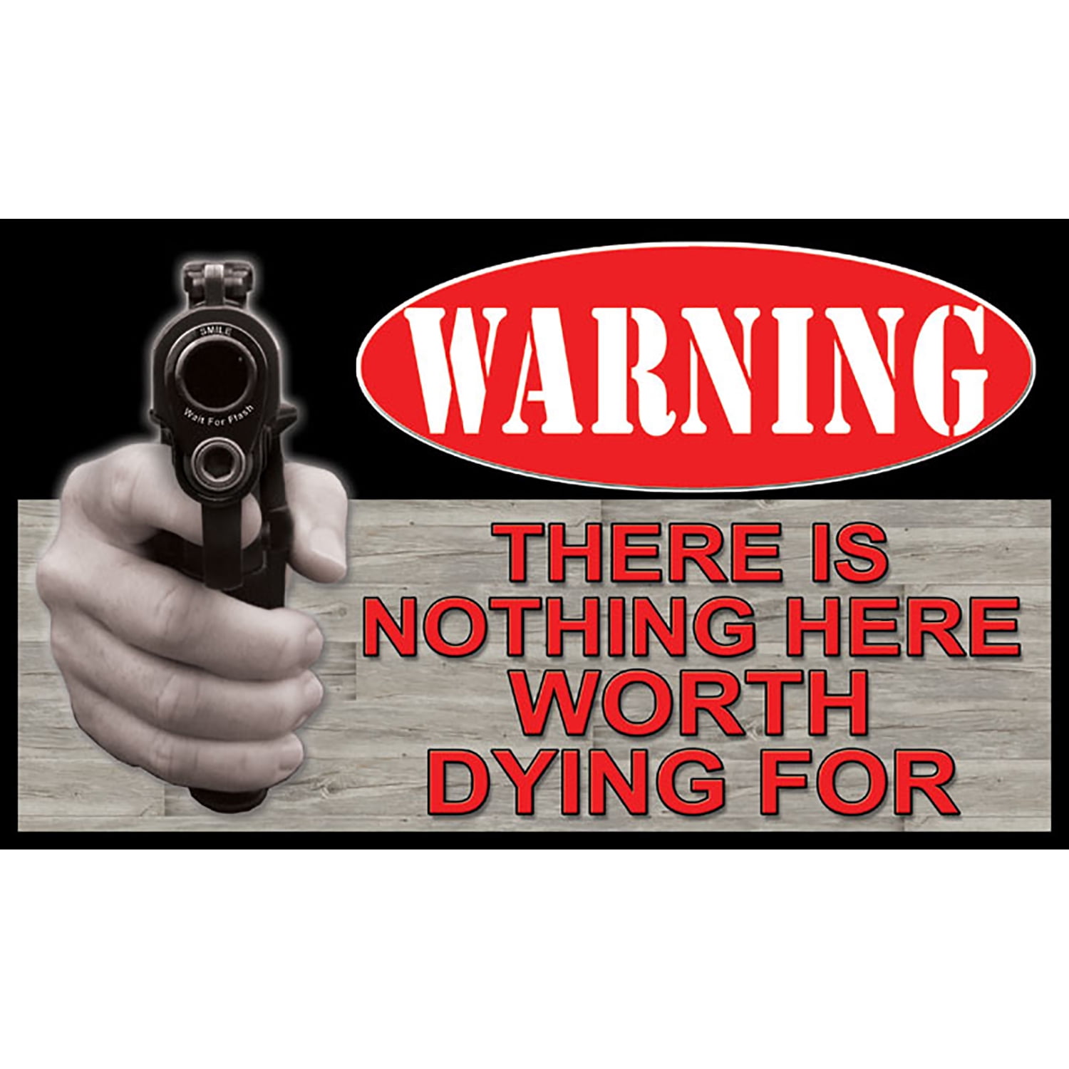 River's Edge Doormat-Nothing Worth Dying by River's Edge