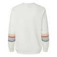 thumbnail image 6 of MV Sport Women�'s Striped Sleeves Crewneck Sweatshirt, 6 of 6