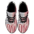 thumbnail image 2 of Carpenter American flag Happy Labor Day Shoes Sneakers Black Size 8, 2 of 7