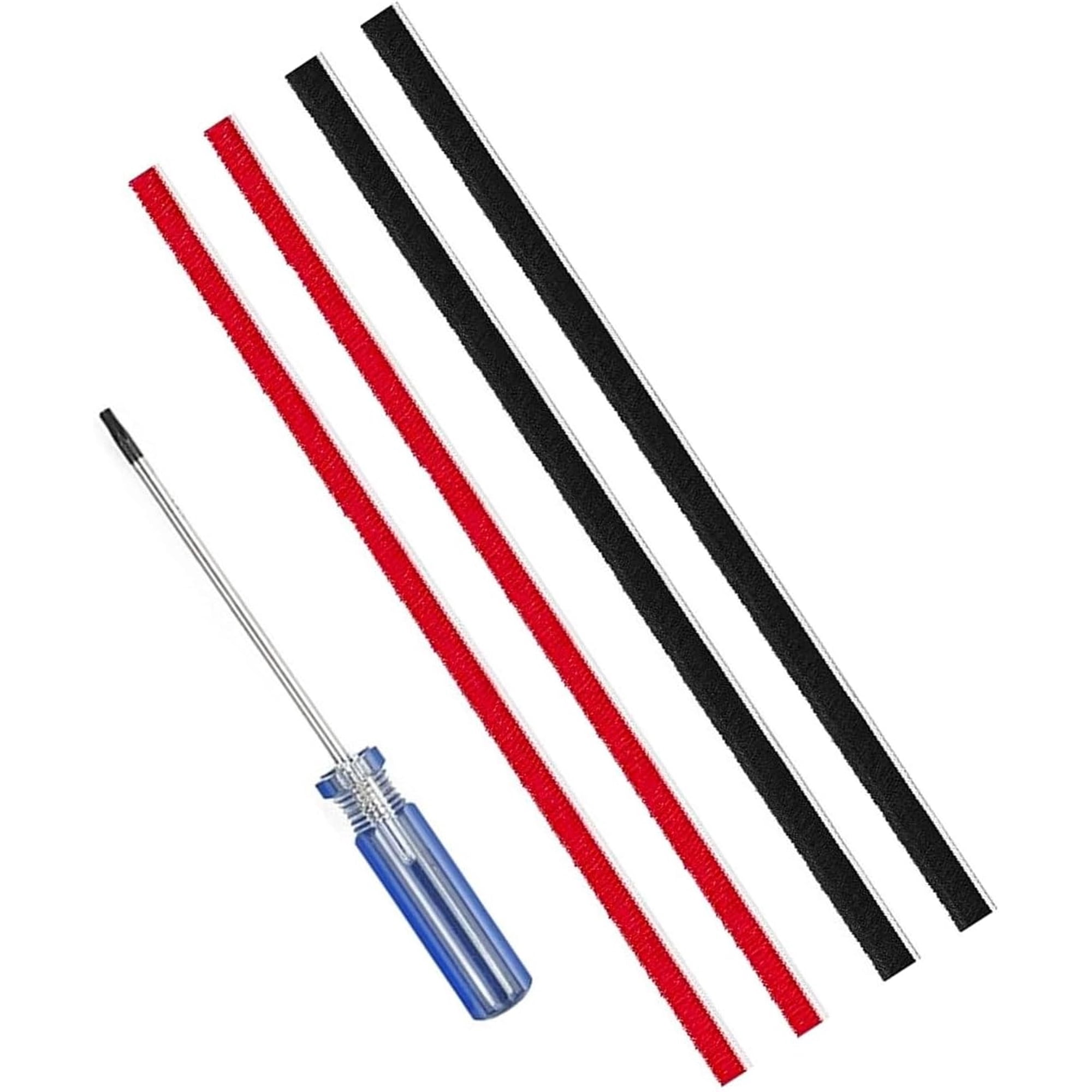 4 Pack Soft Felt Strips Replacement for Dy*son V8 V10 Vacuum Roller Brush, with Screwdriver